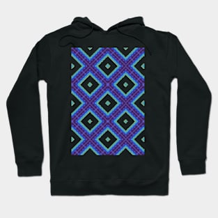 Diamonds and Blue Lace Hoodie